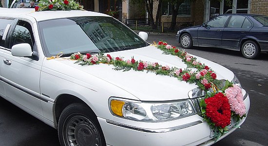 Оформление свадебной машины Оформление свадебной машины