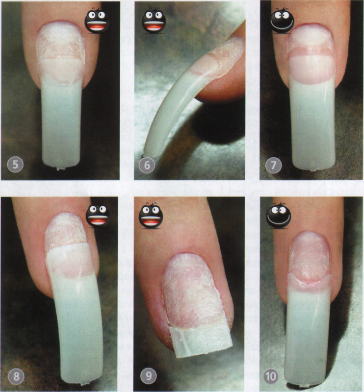 Этапы наращивания. Типсы для наращивания. Нарощенные ногти на типсы. Наращивание ногтей гелем на типсы. Типсы для наращивания ногтей.